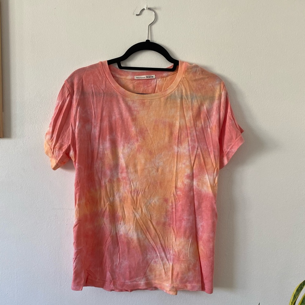 Reformation Tie Dye tee